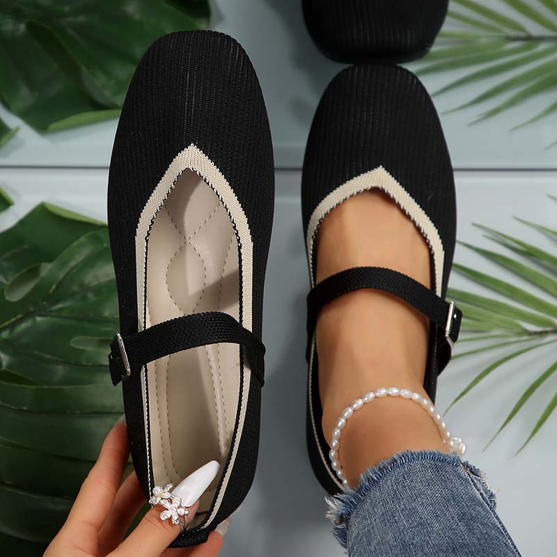 Damen Flache Schuhe aus atmungsaktivem Netz Jully