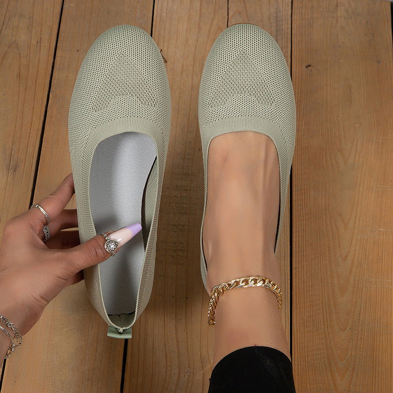 Damen Flache Schuhe aus atmungsaktivem Netz Jully