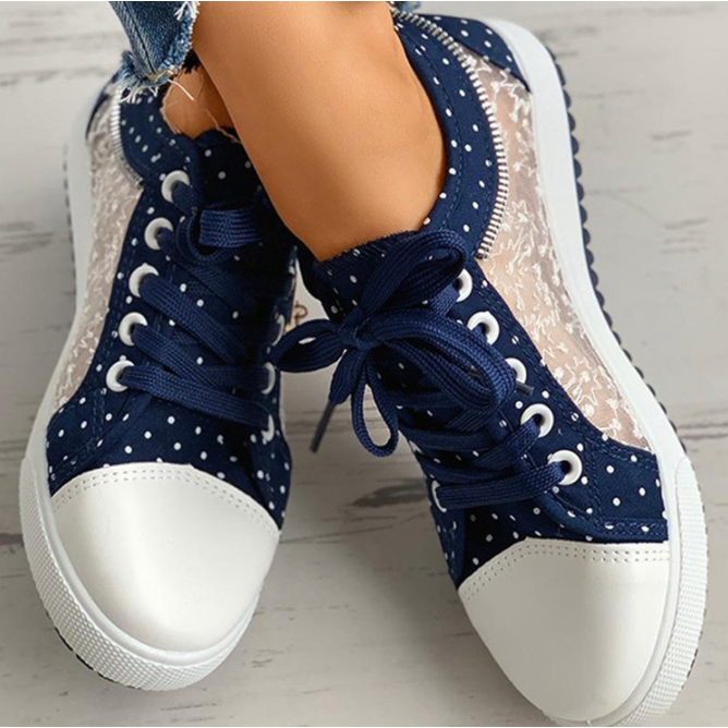 Damen Freizeitschuhe aus Denim mit Klettverschluss Jully