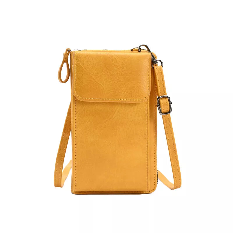 Damen Handtasche aus hochwertigem Leder mit verstellbarem Riemen Jully