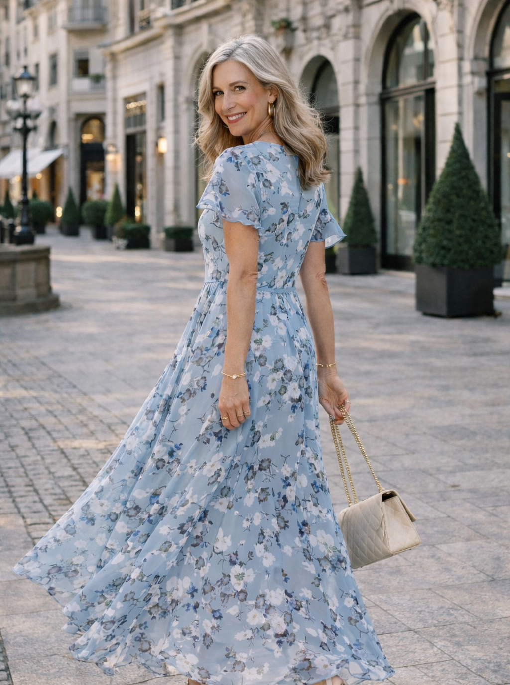 Damen Kleid mit figurumspielendem Schnitt Jully