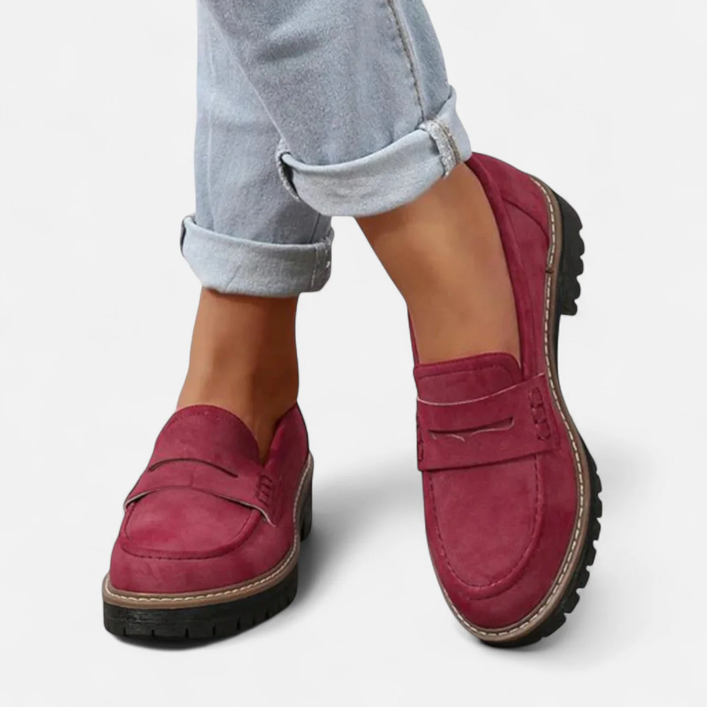 Damen Loafer mit gepolsterter Sohle Jully