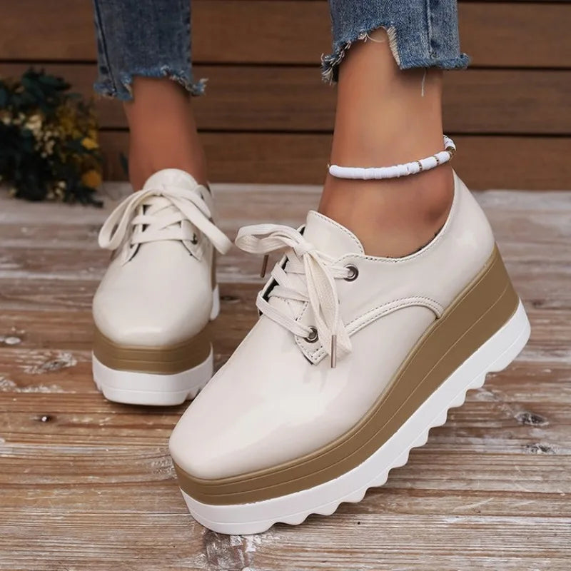 Damen Plateauschuhe mit stoßdämpfender Sohle Jully