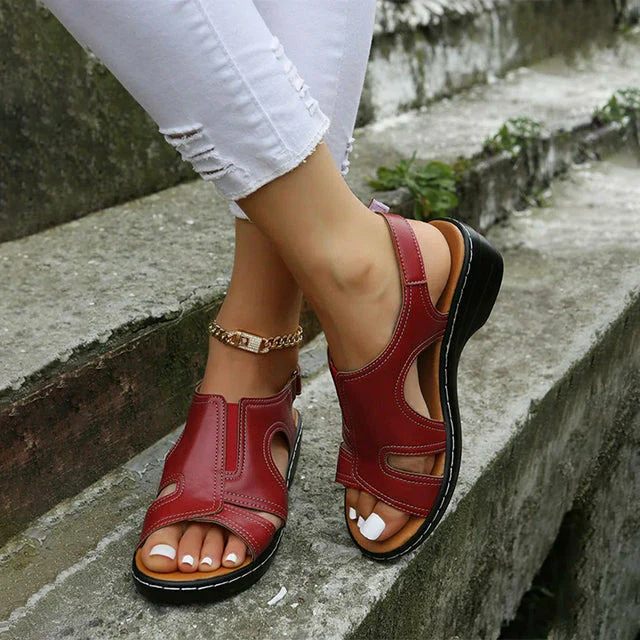 Damen Sandalen aus PU mit mittelhohem Absatz Jully
