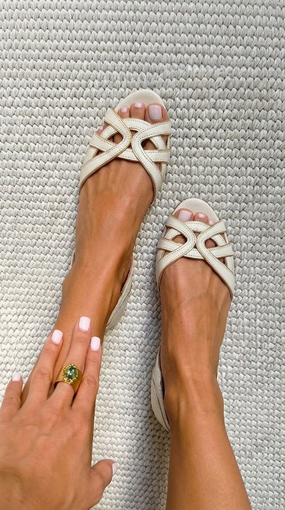 Damen Sandalen mit geflochtenem Design Jully