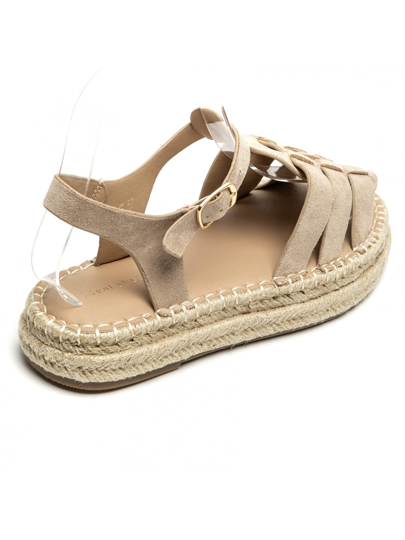 Damen Sandalen mit geflochtener Sohle Jully
