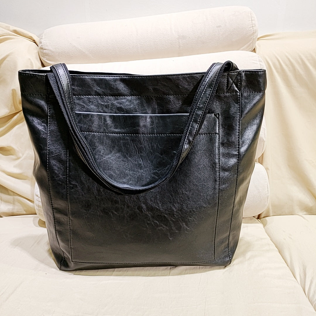 Damen Schultertasche aus veganem Leder Jully