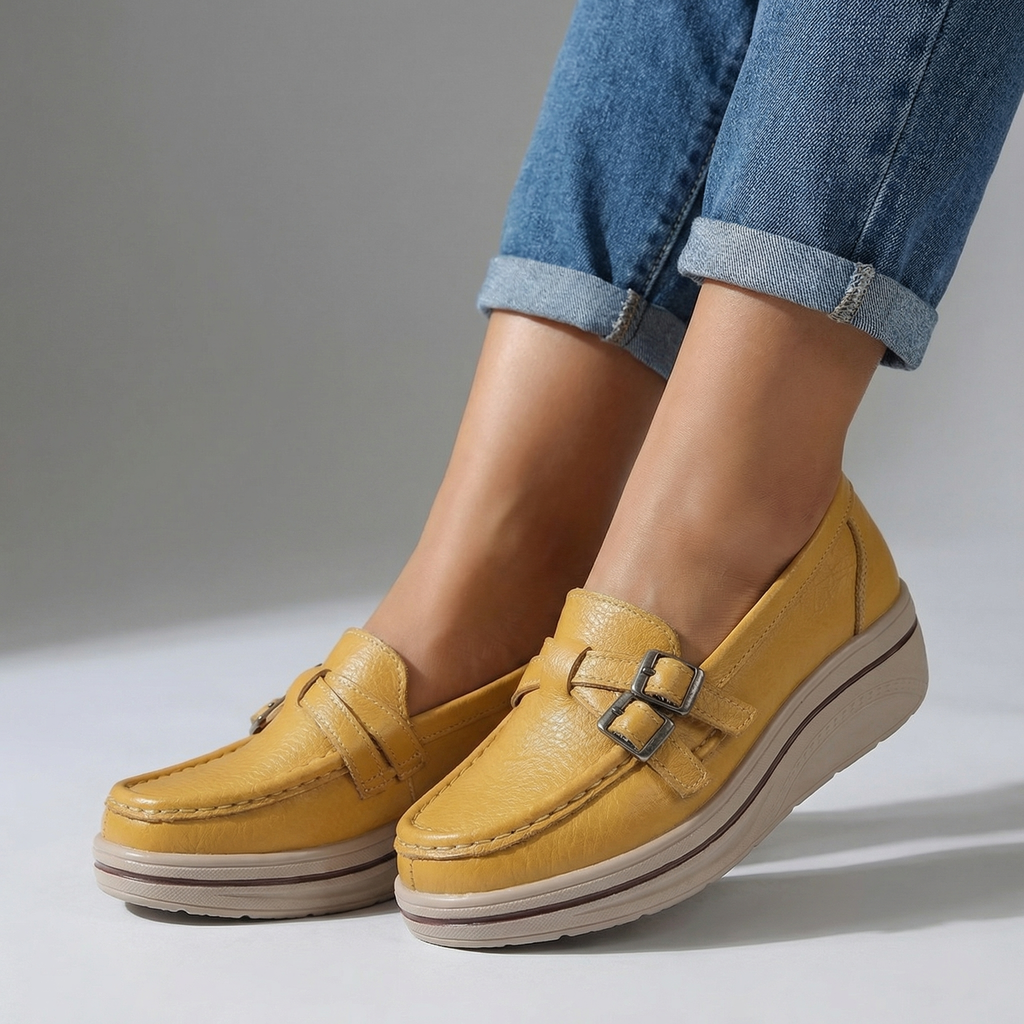 Damen Slip-On-Loafer mit gepolstertem Fußbett Jully