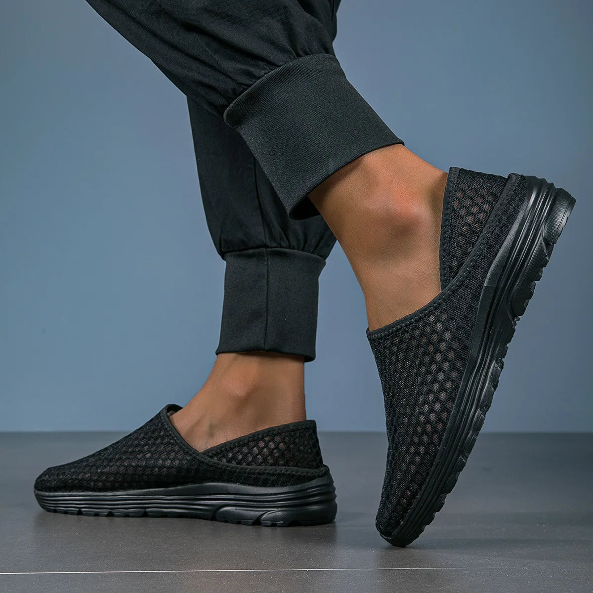 Damen Slip-On-Schuhe aus atmungsaktivem Mesh Jully