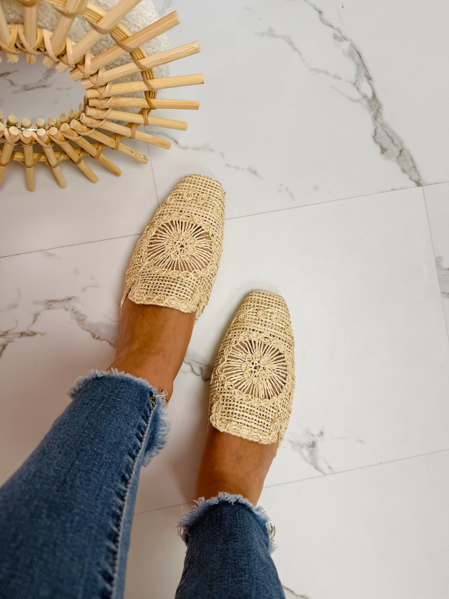 Damen Slipper mit elastischem Einsatz Jully