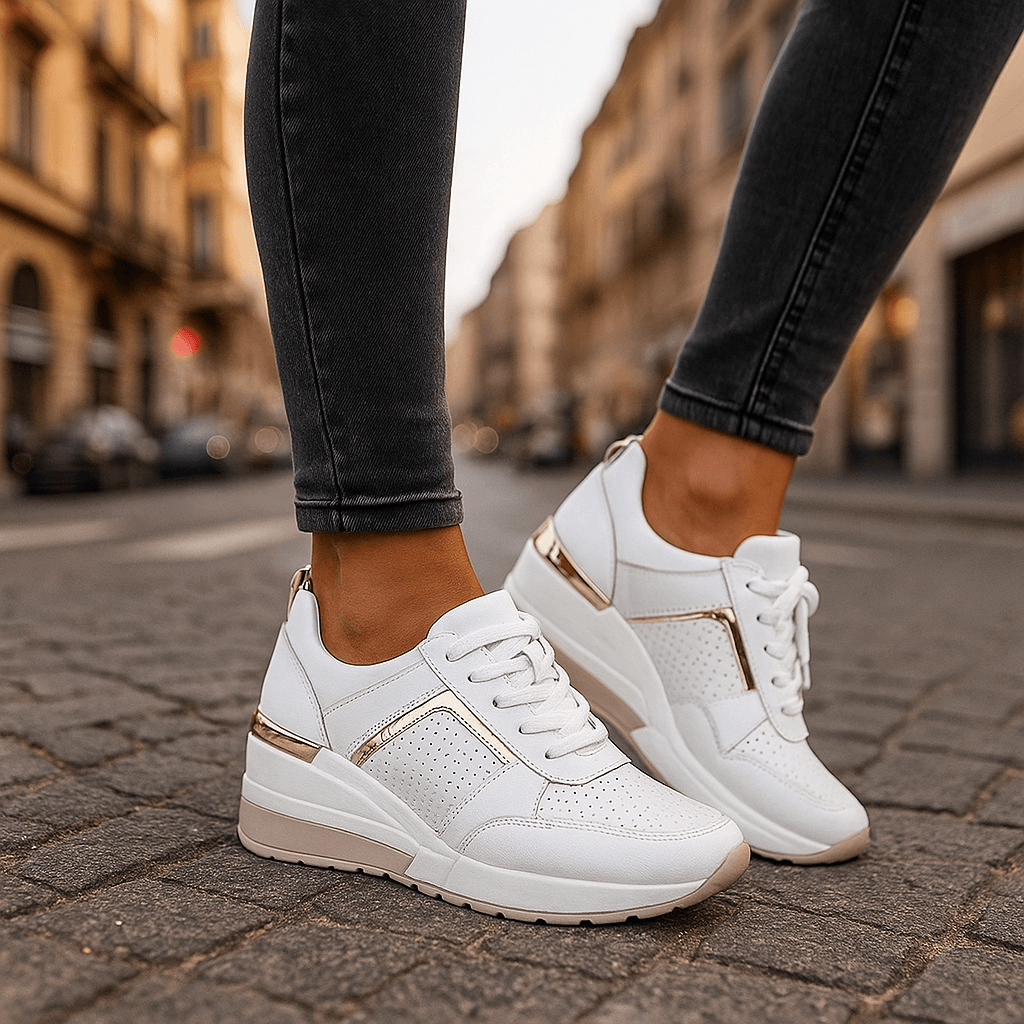 Damen Sneakers aus atmungsaktivem Gewebe mit Dämpfung Jully