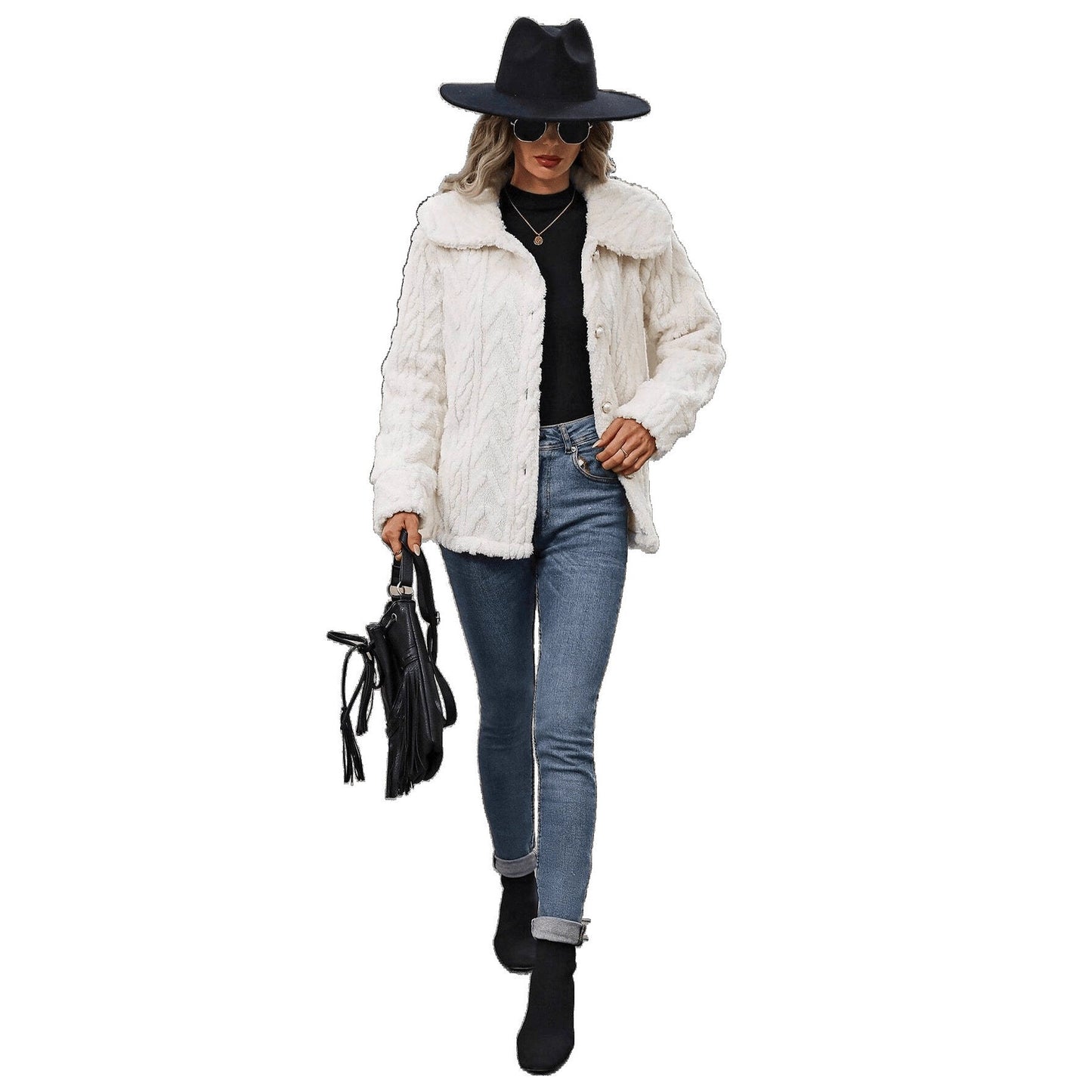 Damen Strickjacke mit Kapuze Jully