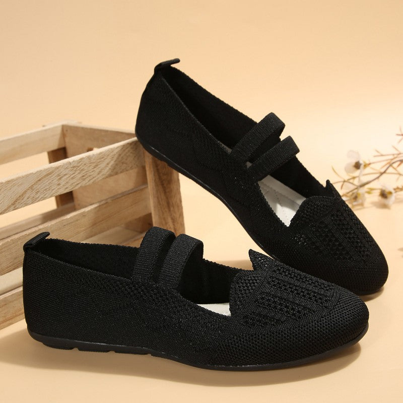 Damen flache Schuhe aus atmungsaktivem Netz Jully