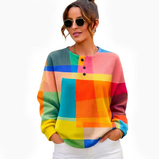 Buntes Geometrisches Sweatshirt Jully