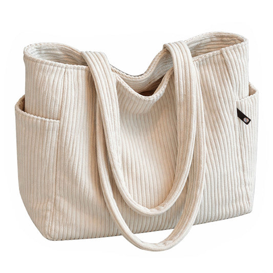 Cord Shopper Tasche mit Seitentaschen Jully
