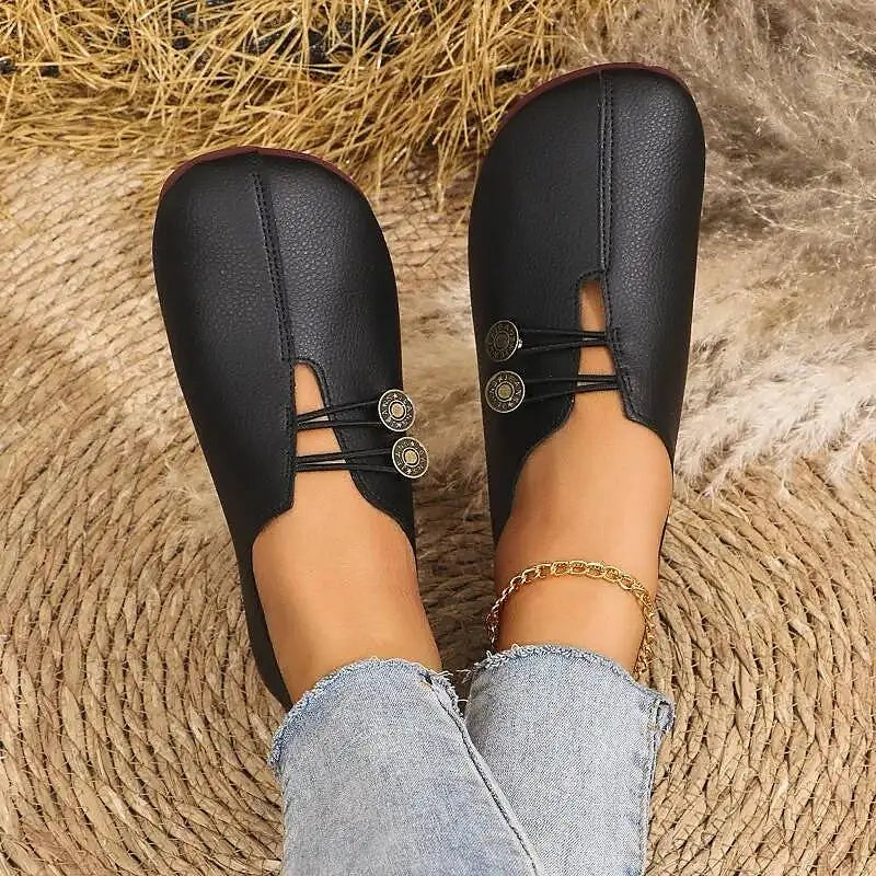 Women's Distressed Faux Suede Driving Loafers