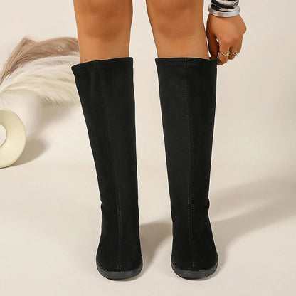 Women's Everyday Square Toe Long Boots
