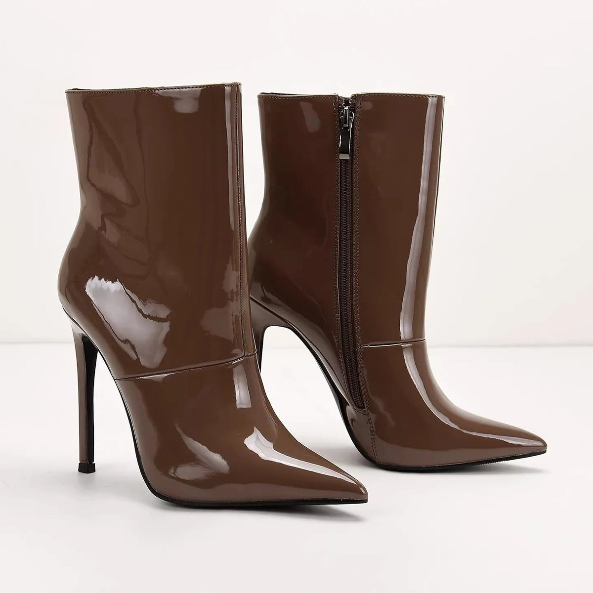 Women's Downtown Patent Stiletto Ankle Boots