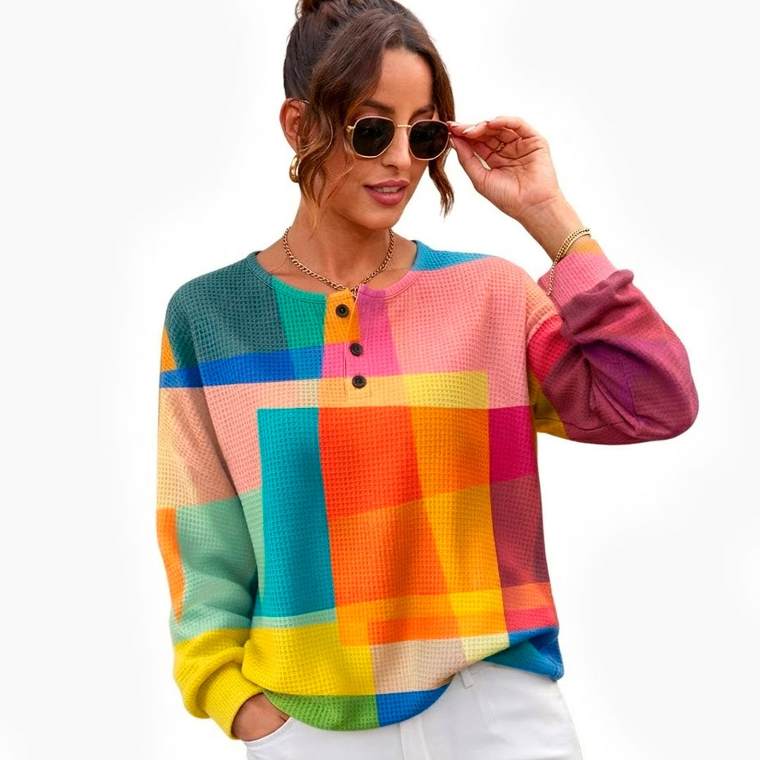 Buntes Geometrisches Sweatshirt Jully