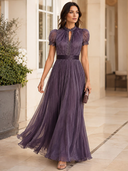 Damen Abendkleid als fließendes Maxikleid Jully