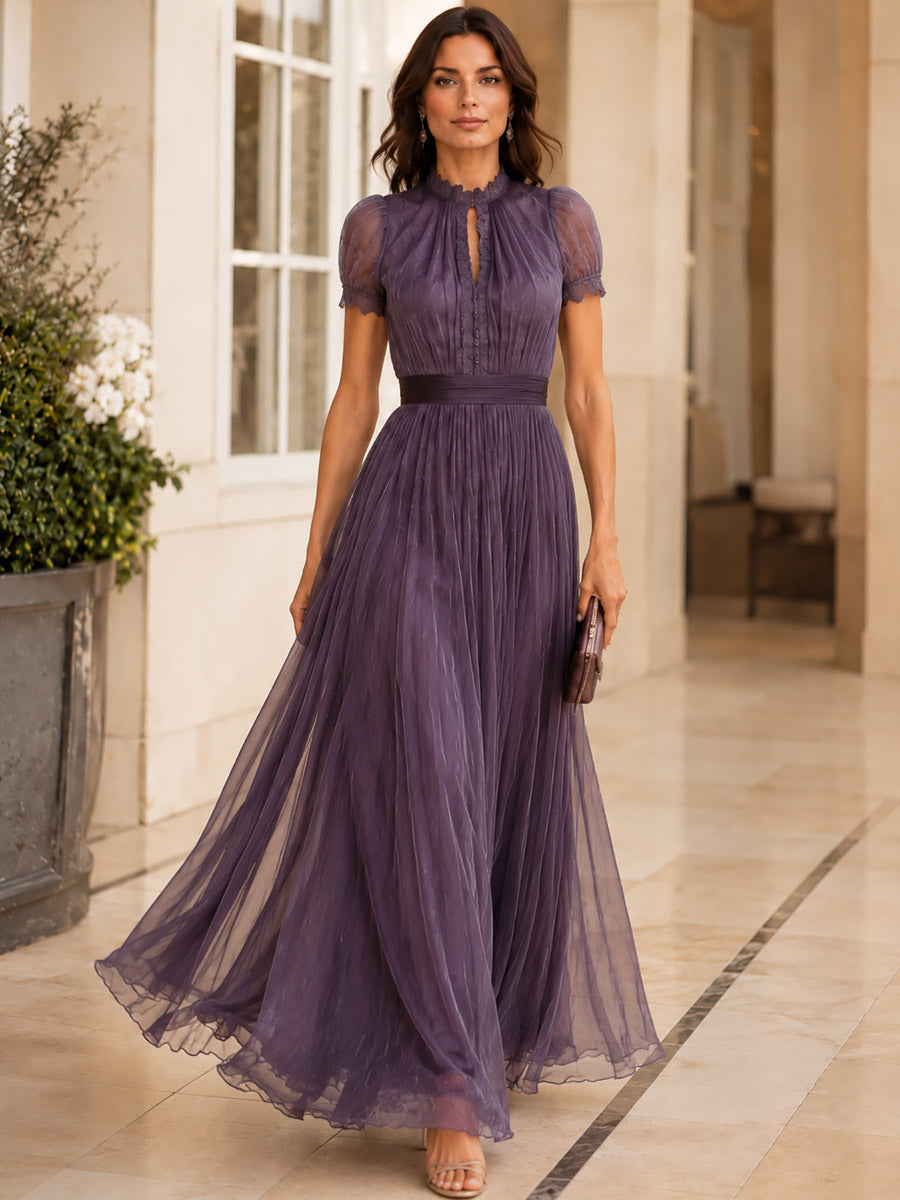 Damen Abendkleid als fließendes Maxikleid Jully