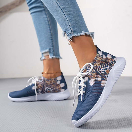 Damen Mesh-Schuhe mit Ethnomuster Jully