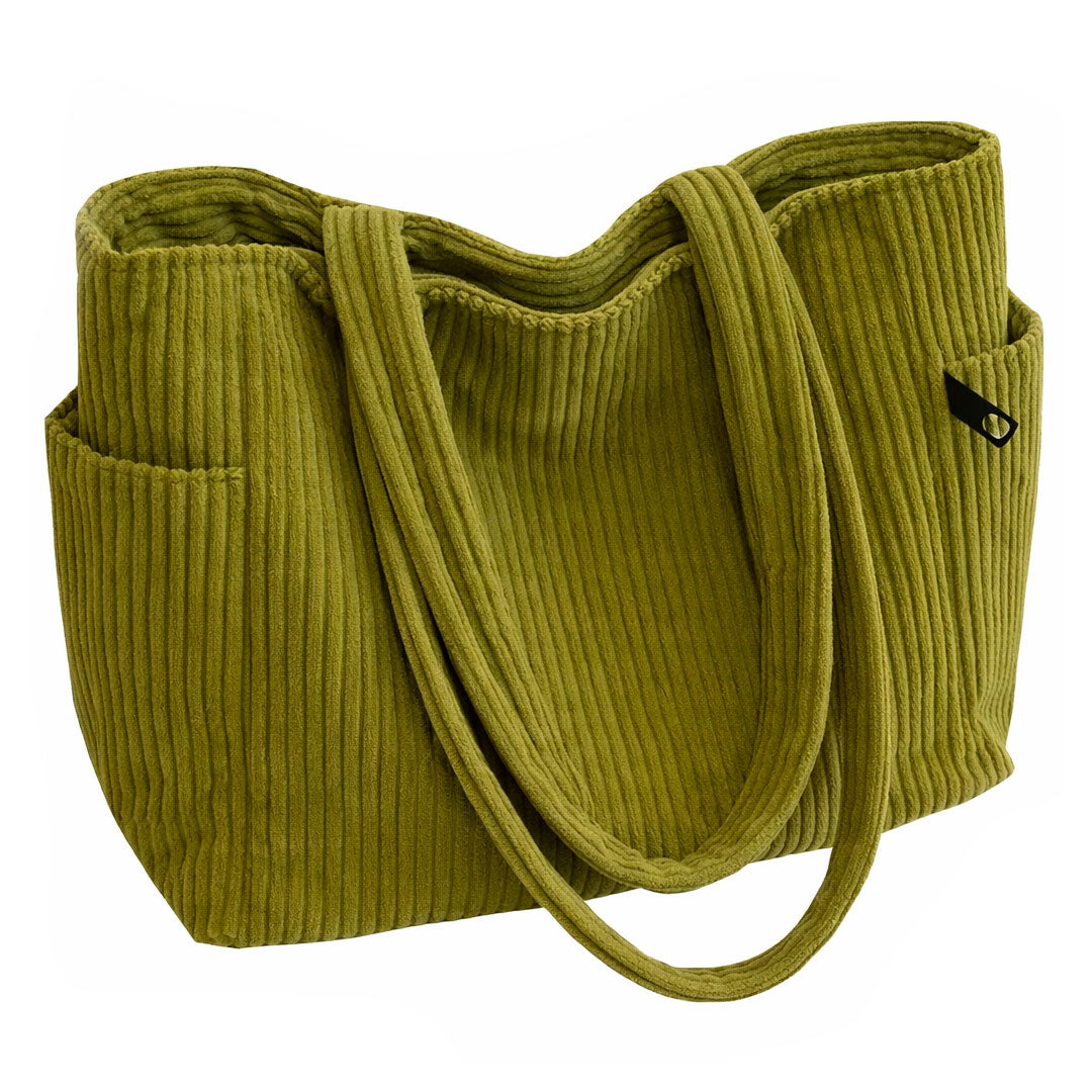 Cord Shopper Tasche mit Seitentaschen Jully