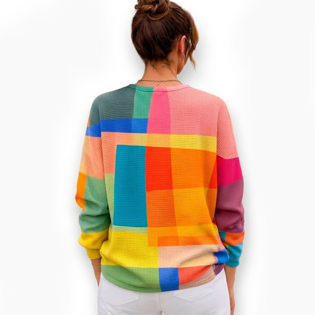 Buntes Geometrisches Sweatshirt Jully