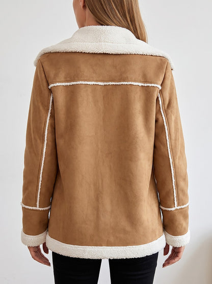 Women's Sherpa Trim Aviator Jacket