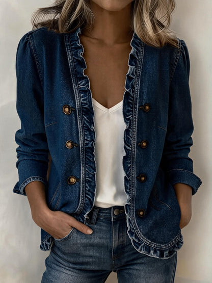 Women's Classic Denim Jacket for Fall