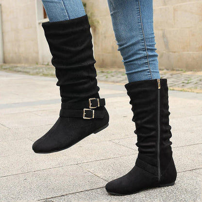 Women's Ruched Slouchy Tall Boots