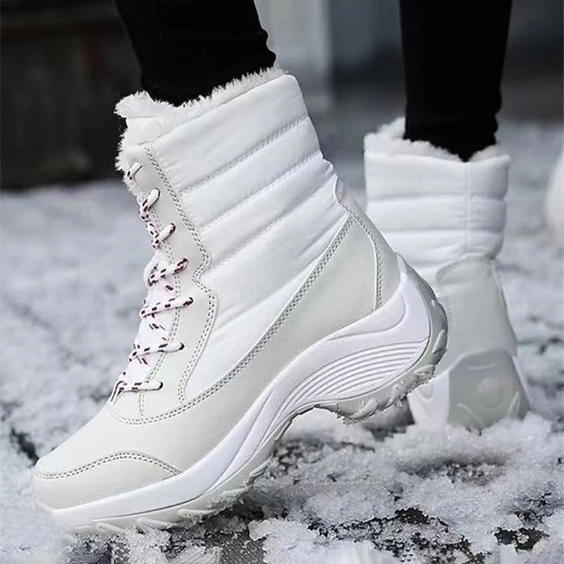 Women's Chunky Platform Winter Snow Boots