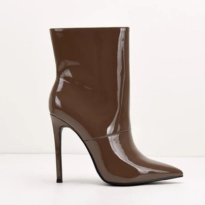 Women's Downtown Patent Stiletto Ankle Boots