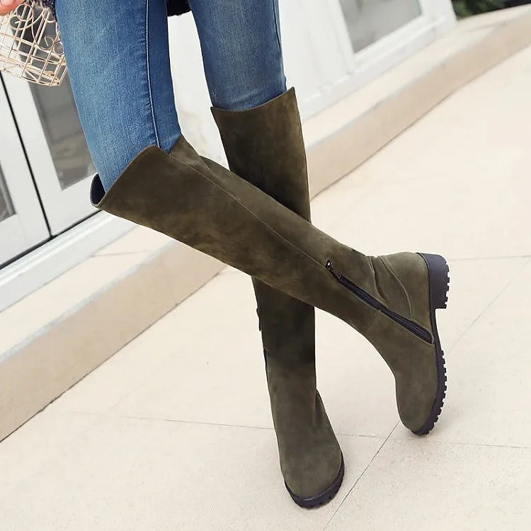 Women's Stretch Back Tall Dress Boots