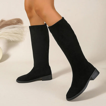 Women's Everyday Square Toe Long Boots