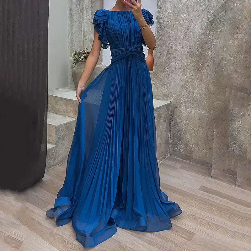 Damen Abendkleid aus Plissee mit Eleganz Jully