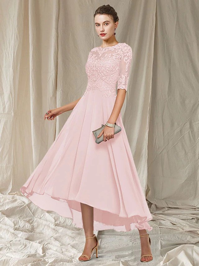 Damen Abendkleid aus Spitze mit knöchellangem Schnitt Jully