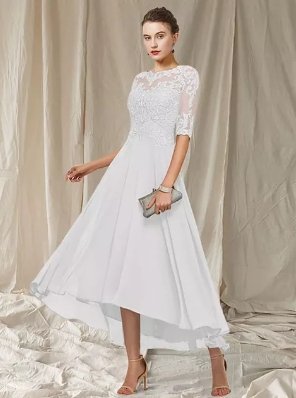 Damen Abendkleid aus Spitze mit knöchellangem Schnitt Jully