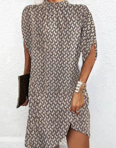 Damen Abendkleid mit Fledermausärmeln aus hochwertigem Material Jully