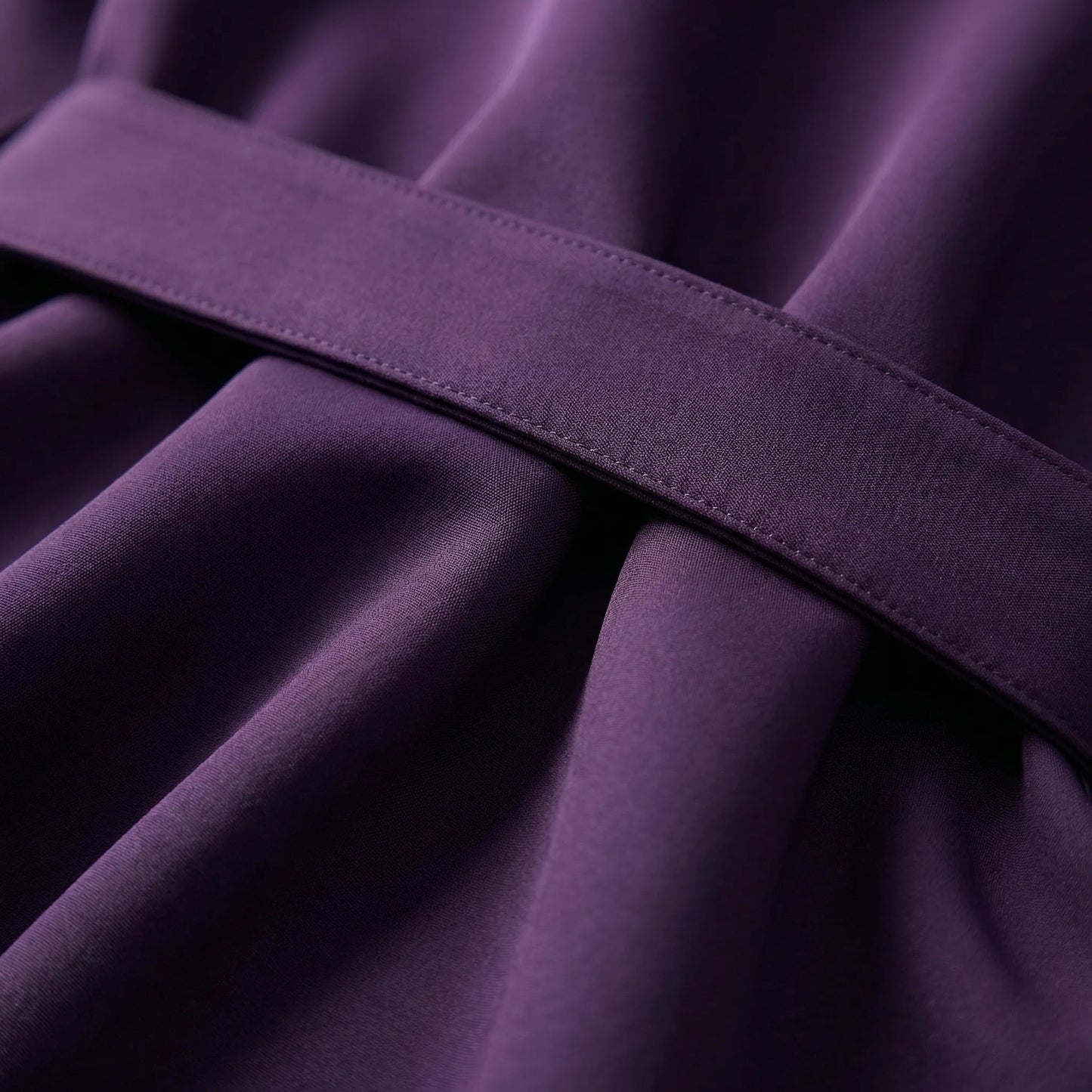 Damen Abendkleid mit Taillengürtel und Laternenärmeln Jully