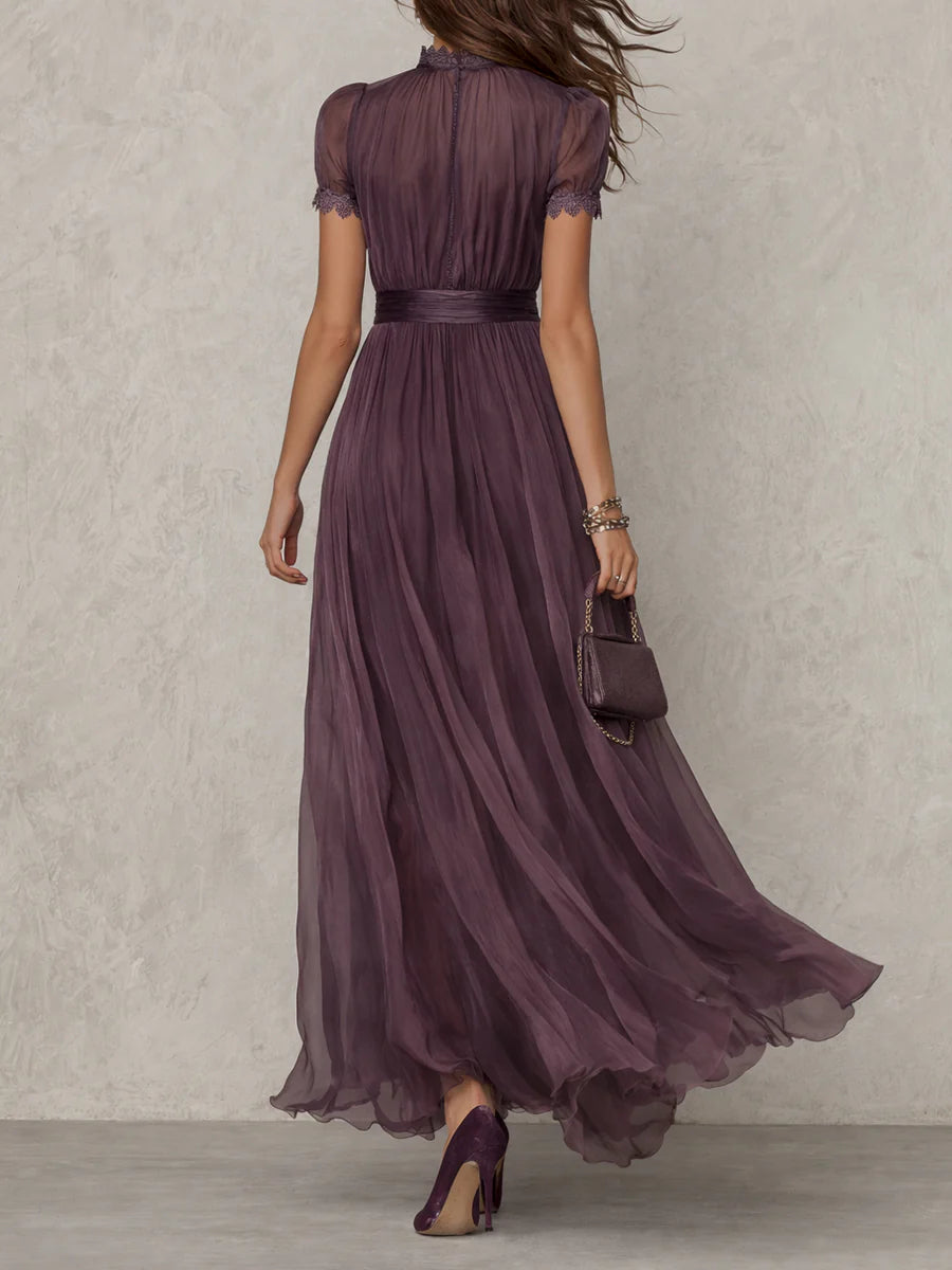 Damen Abendkleid mit elegantem Vintage-Ausschnitt Jully