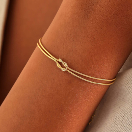Damen Armband mit Knoten-Design Jully