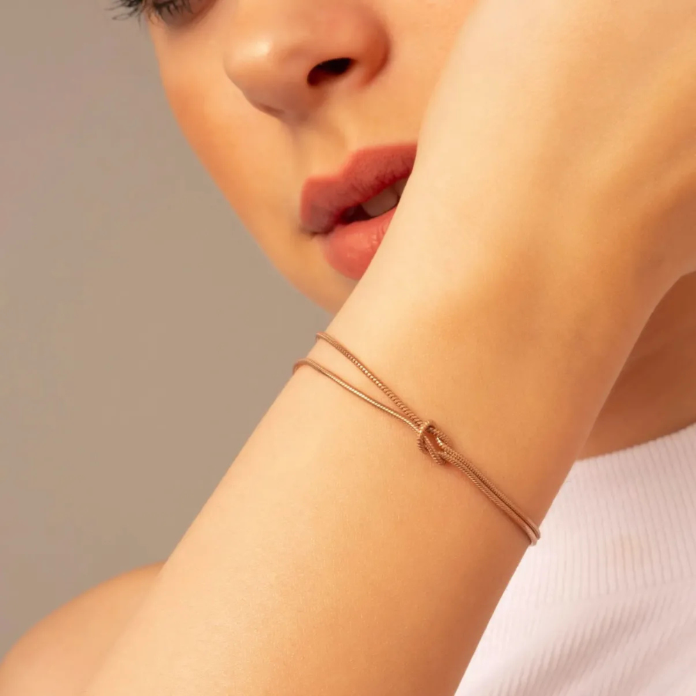 Damen Armband mit Knoten-Design Jully