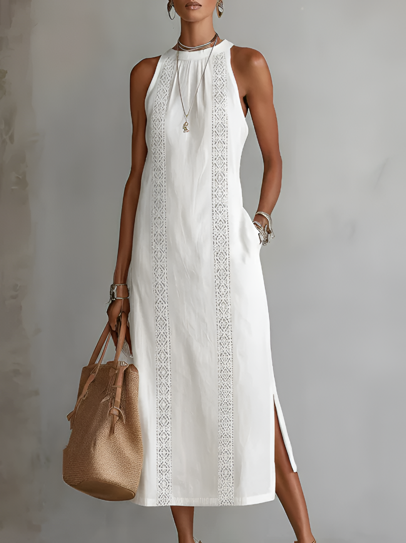 Damen Ärmelloses Flow-Kleid mit fließender Form Jully
