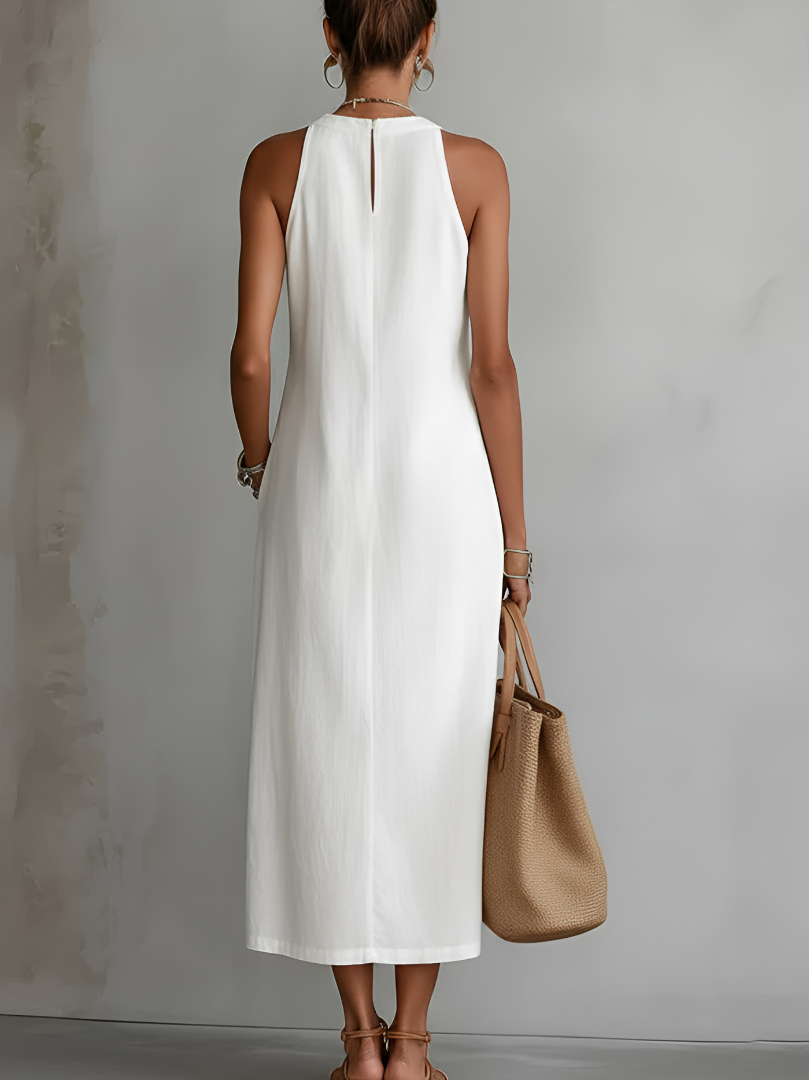 Damen Ärmelloses Flow-Kleid mit fließender Form Jully