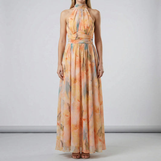 Damen Ärmelloses Kleid mit verstellbarer Rückenbindung Jully
