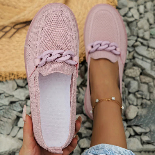 Damen Atmungsaktive Mesh Schuhe mit Slip-On Design Jully