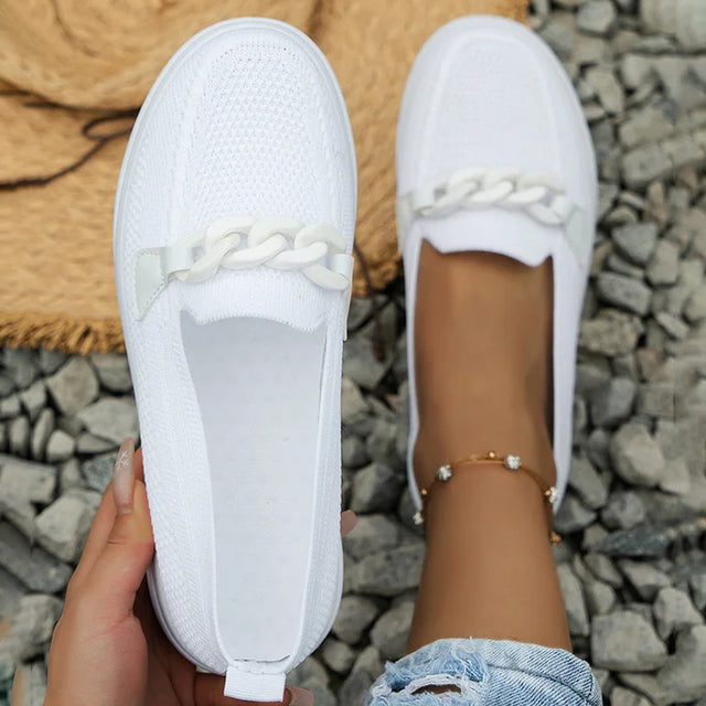 Damen Atmungsaktive Mesh Schuhe mit Slip-On Design Jully