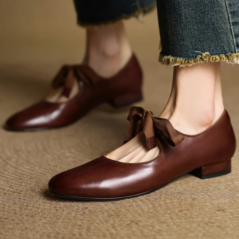 Damen Ballerinas mit Bellaria-Schleife Jully