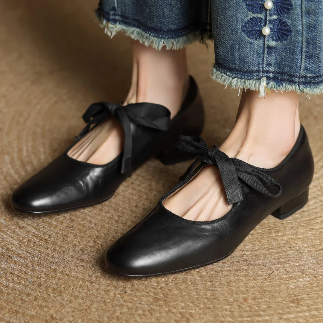 Damen Ballerinas mit Bellaria-Schleife Jully